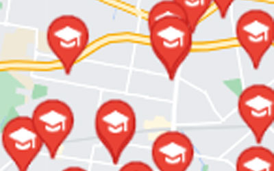 Google Maps local school reports